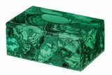 Wide Malachite Jewelry Box - Congo #149890-3